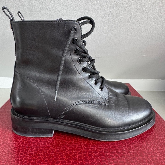 tamara mellon black lace up ankle boots standard ankle 35-calfskin women 38 - Picture 7 of 10